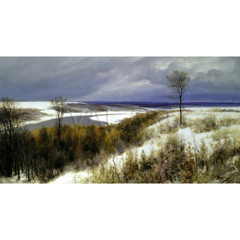 РЕПРОДУКЦИИ НА КАРТИНИ Ранен сняг (1891)